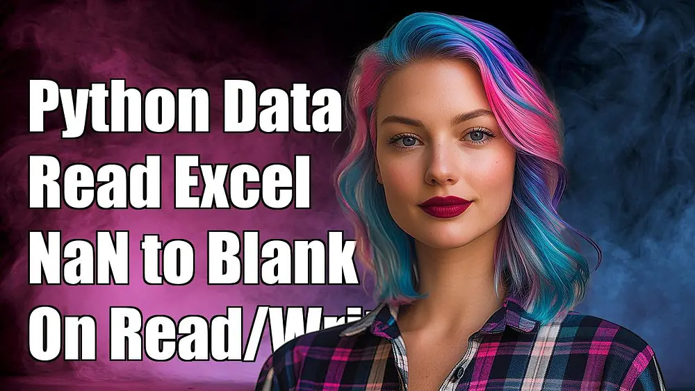 Video thumbnail of Python Pandas read_excel dtype str: Replace NaN with Blank on Read/Write