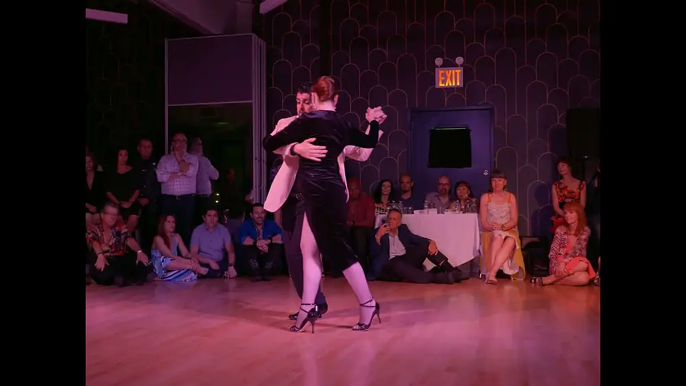 Video thumbnail for Ariadna Naveira & Fernando Sanchez performance @ the New York City milonga Volver. 2/3