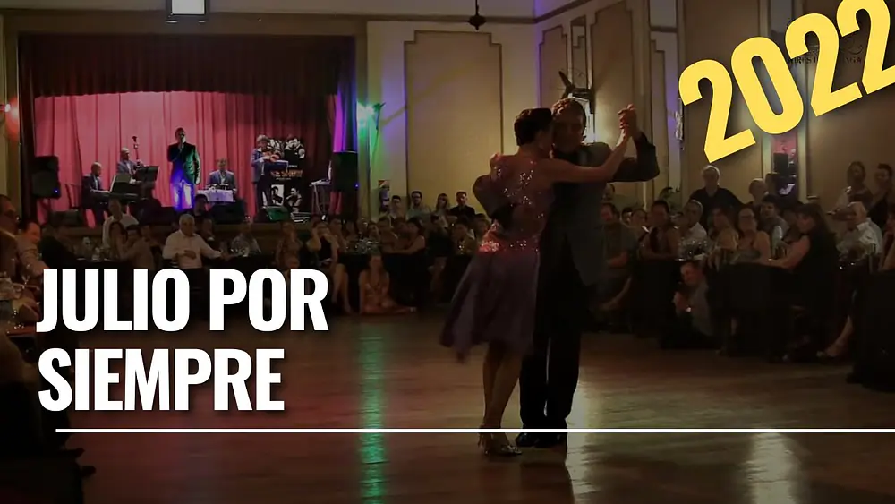 Video thumbnail for Impactante Baile milonga lisa y traspié, Homenaje a Julio Balmaceda, Virginia Vasconi, Ariel Ardit