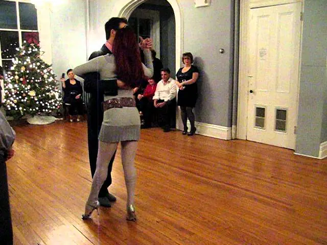 Video thumbnail for Argentine Tango performance 1 by Michael Nadtochi & Angeles Chanaha at Red Bank Tango Holiday Party