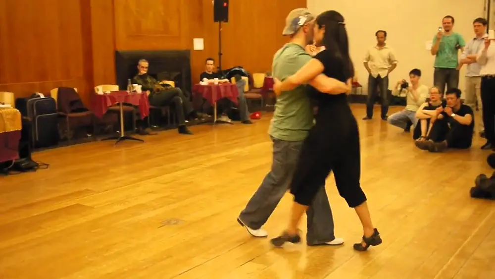 Video thumbnail for Homer & Cristina Ladas at Yale Tango Fest 2011: Rhythmic and Melodic Volcadas with Enrique Rodriguez