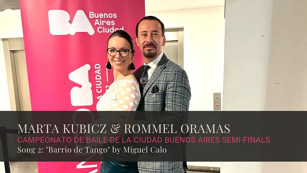 Video thumbnail for Campeonato de baile de la ciudad Buenos Aires (Metropolitano) 2022_ Marta Kubicz y Rommel Oramas (2)