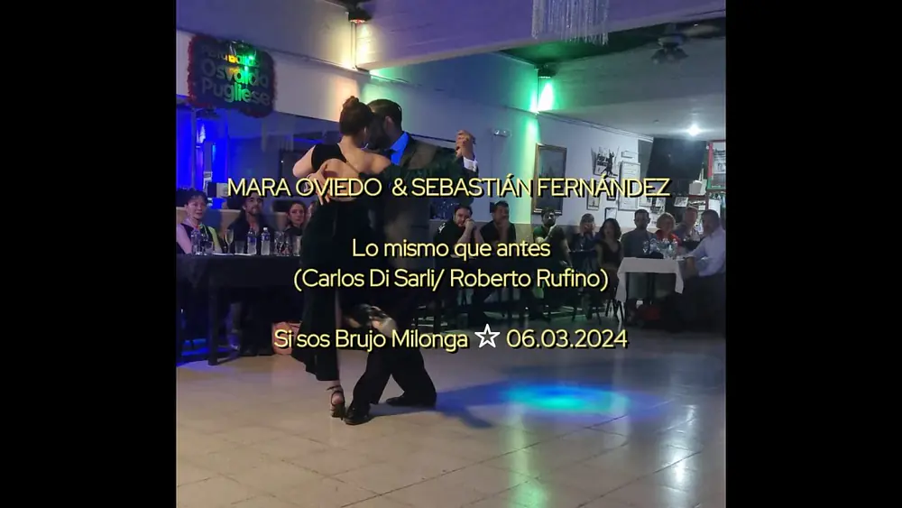 Video thumbnail for MARA OVIDEO & SEBASTIAN FERNANDEZ || Lo mismo que antes (Carlos Di Sarli / Roberto Rufino)