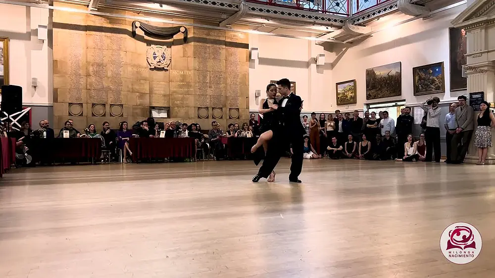 Video thumbnail for Vaggelis Hatzopoulos & Marianna Koutandou - 1/4 - Ensuenos (Nuevo Quint. Real) | Milonga Nacimiento