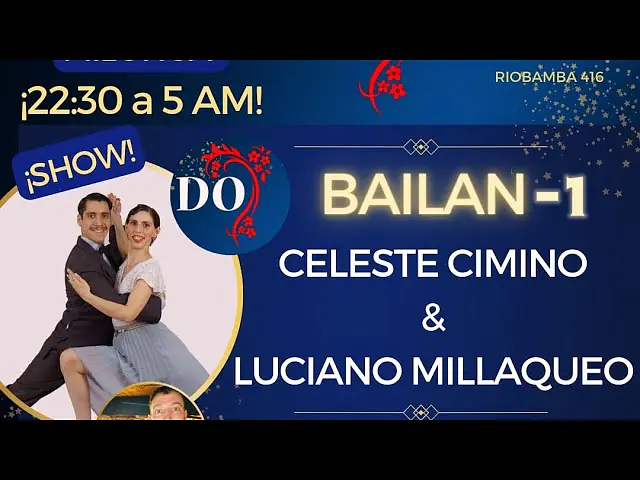 Video thumbnail for Exhibición en DoSo - Celeste Cimino & Luciano Millaqueo 就是说这种派系的探戈  一般人真模仿不来（1）