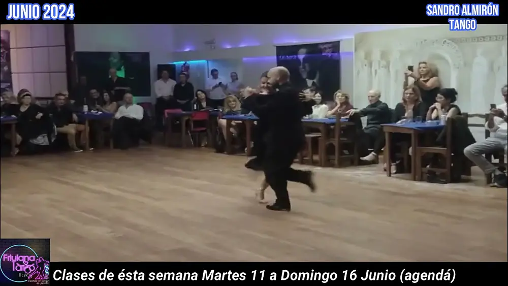 Video thumbnail for Bailan Valentina Massari y Leonardo Pankow / Nos cantó Juanjo Sgro FRIULANA TANGO JUNIO 2024