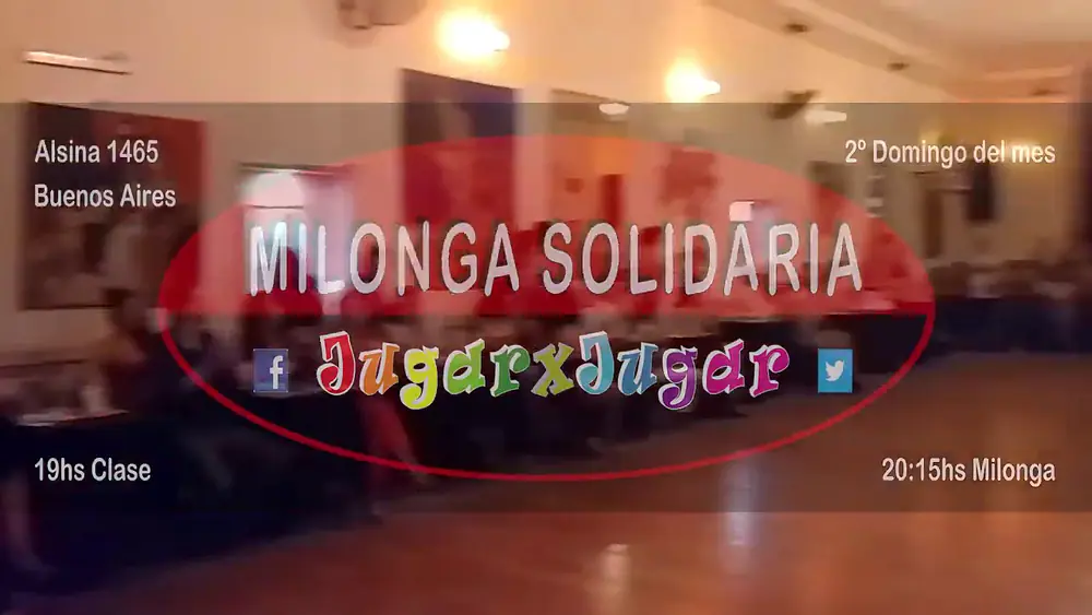 Video thumbnail for Carolina Couto - Pablo Rodríguez. T3. Milonga Solidaria JugarxJugar.