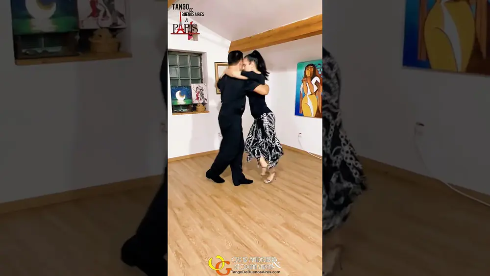 Video thumbnail for #milonga 1 Online group lesson 23/1/2023 #dancetango Georgina Vargas Oscar Mandagaran #tangodance