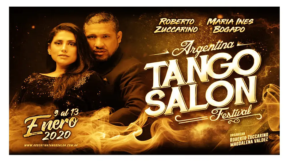 Video thumbnail for ROBERTO ZUCCARINO Y MARIA INES BOGADO  Argentina Tango Salon Festival 2020   porque la quise tanto