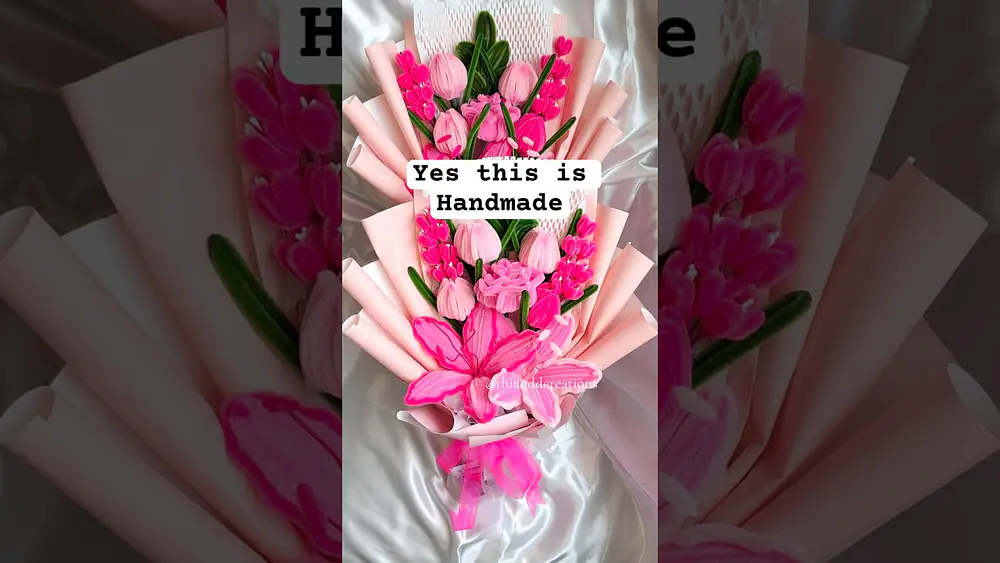 Video thumbnail of Our pink lady #thianddcreations #pipecleaner #diy #trending #supportsmallbusiness #wellingtonnz