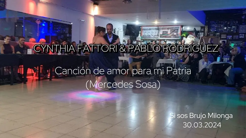 Video thumbnail for CYNTHIA FATTORI & PABLO RODRIGUEZ || Cancion de amor para mi Patria (Mercedes Sosa)