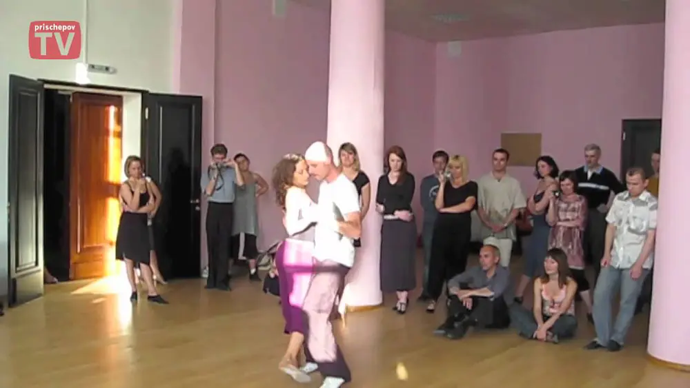 Video thumbnail for Juan Capriotti & Graciana Romeo, rezume lassons, archive by EdissaTangoClub,  26.11.2010