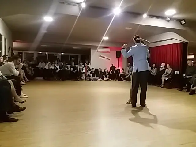 Video thumbnail for Haris Mihail & Malika Pitou Nicolier - "la mentirosa" - 2/5 - Tango Room Thessaloniki