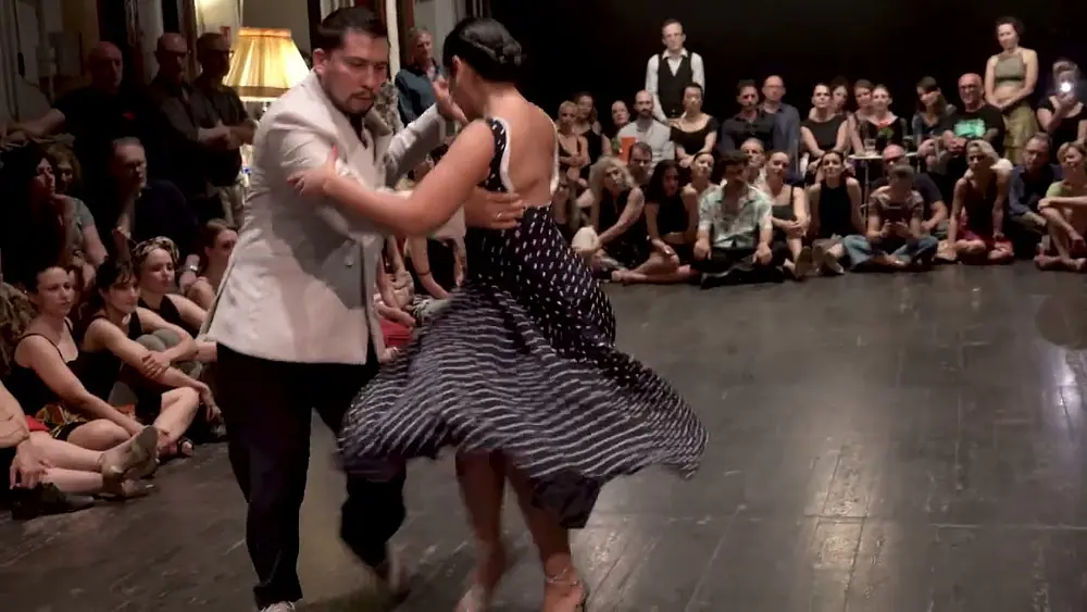 Video thumbnail for Corina Herrera y Octavio Fernandez Milonga Si 2 - tango club - Bologna  giungo '24