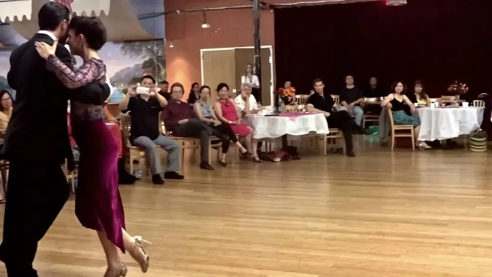 Video thumbnail for Argentine Tango Vals: Marcos Pereira & Florencia Borgina at Allegro  www.tangonation.com   6/16/2016