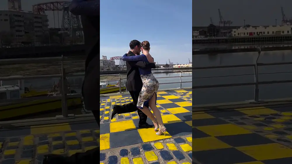 Video thumbnail for La Boca - Buenos Aires - Andrea Vighi y Chiara Benati - Tango Feliz  #argentinetango #tangoba #tango