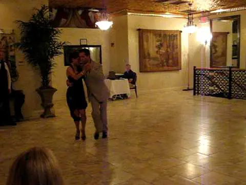 Video thumbnail for Argentine Tango performance by Michael Nadtochi and Angeles Chanaha at Red Bank Tango Milonga