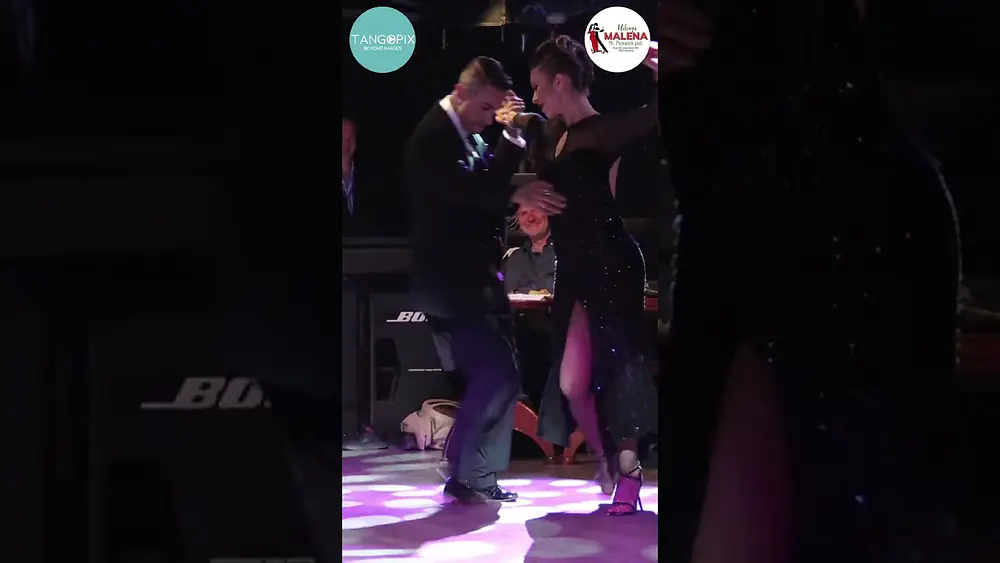 Video thumbnail for MILONGA MALENA '24, GENEVA - Julián Sanchez & Bruna Estellita dance Tango Bardo - Loca