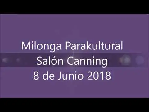 Video thumbnail for Juan Amaya y Valentina Garnier. Milonga Parakultural Salón Canning