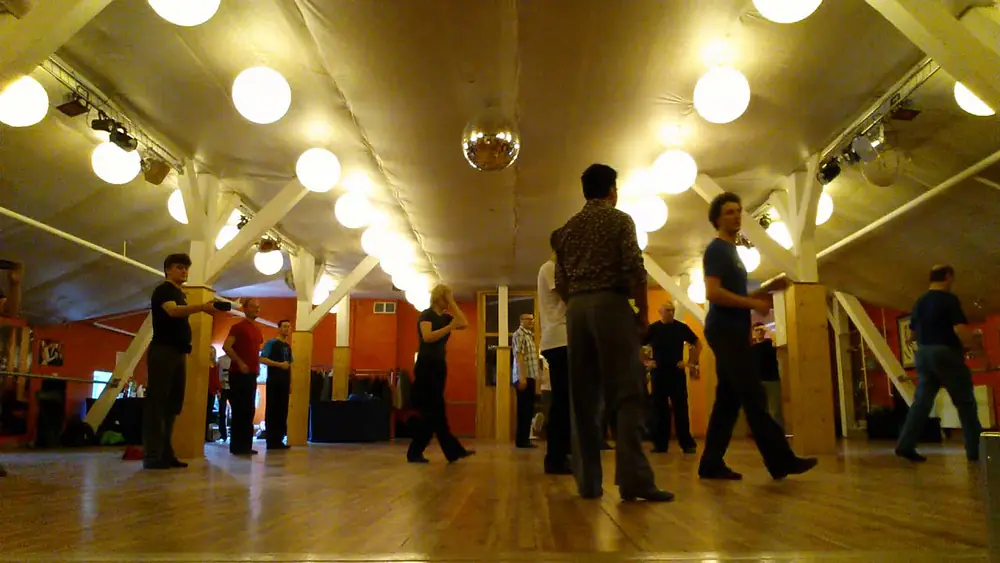 Video thumbnail for Sebastián Achaval - Men's technique, argentine tango lesson (2014 Riga Tango Fiesta, LV)