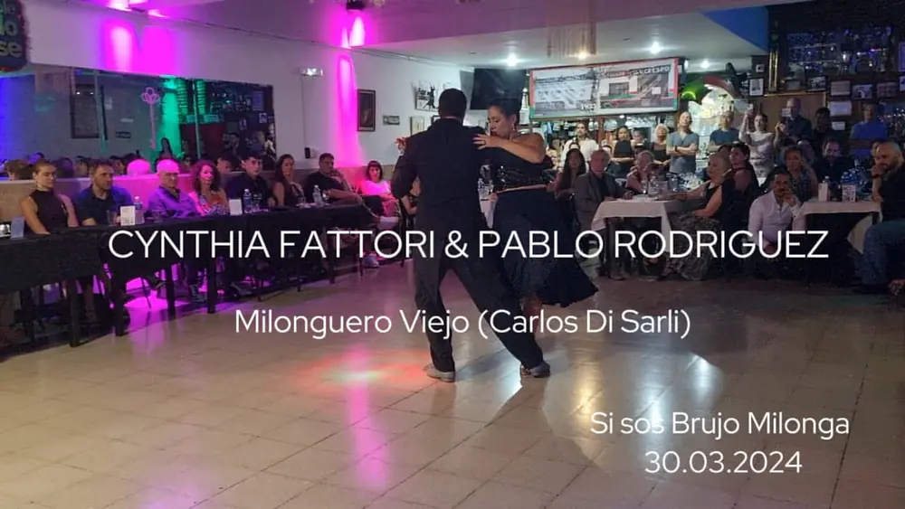 Video thumbnail for CYNTHIA FATTORI & PABLO RODRIGUEZ || Milonguero Viejo (Carlos Di Sarli)