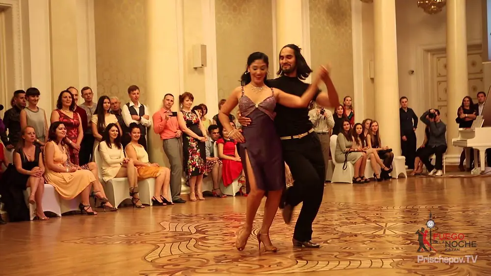 Video thumbnail for Marco Gonzalez & Valeria Gonzalez, 2,  Fuego de la noche 2015, Kazan,