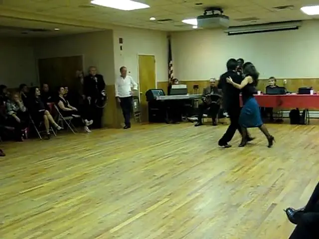 Video thumbnail for Argentine Tango performance by Diego Blanco and Carolina Jaurena at Firehouse Tango Milonga