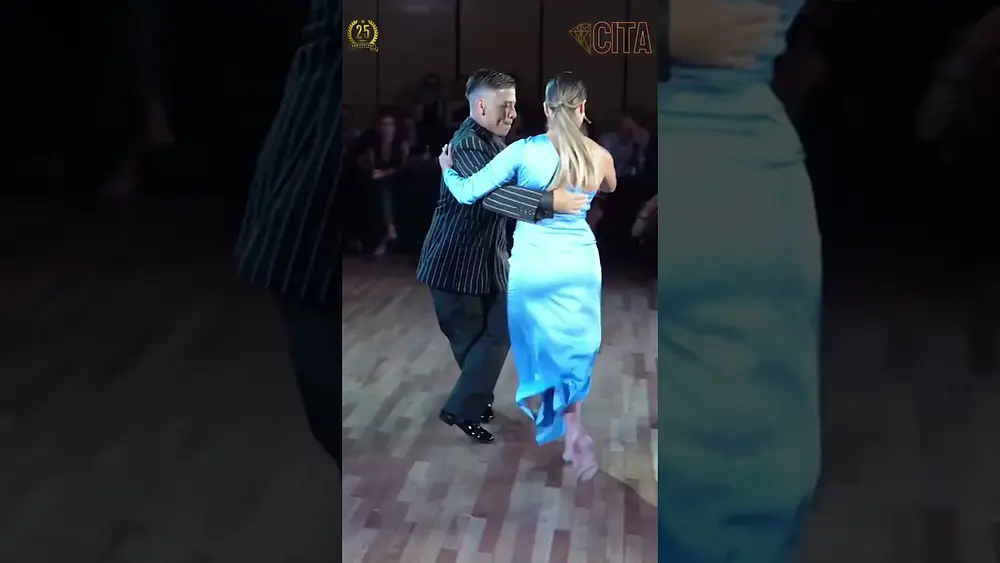 Video thumbnail for Vamos!🔥 Milonga con Lucio Galván y Morena Márquez 😍 At CITA 2024 #tango #tangoargentino #tangoexpo