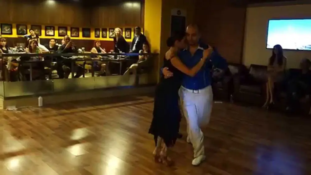 Video thumbnail for Facundo Gil Jauregui & Maya Saliba - Milonga Portena performance at Cafe Martinez Dubai