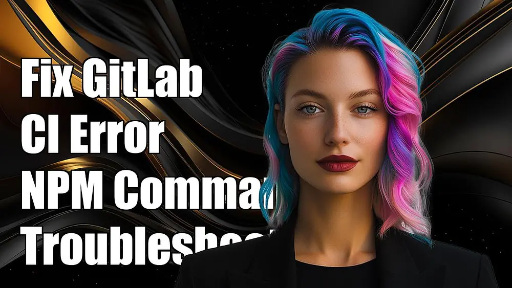 Video thumbnail of Fix GitLab CI Error: NPM Command Not Found - Troubleshooting Guide