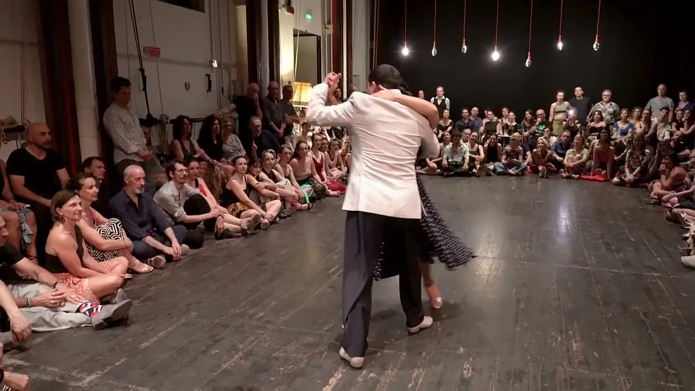 Video thumbnail for Corina Herrera  y Octavio Fernandez 1 Milonga si tango club Bologna