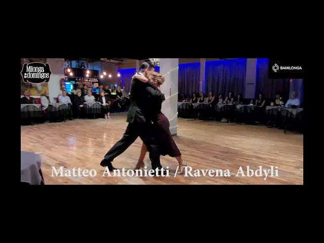Video thumbnail for Matteo Antonietti y Ravena Abdyli - Milonga de los Domingos 1/3 - 04/09/2022 -