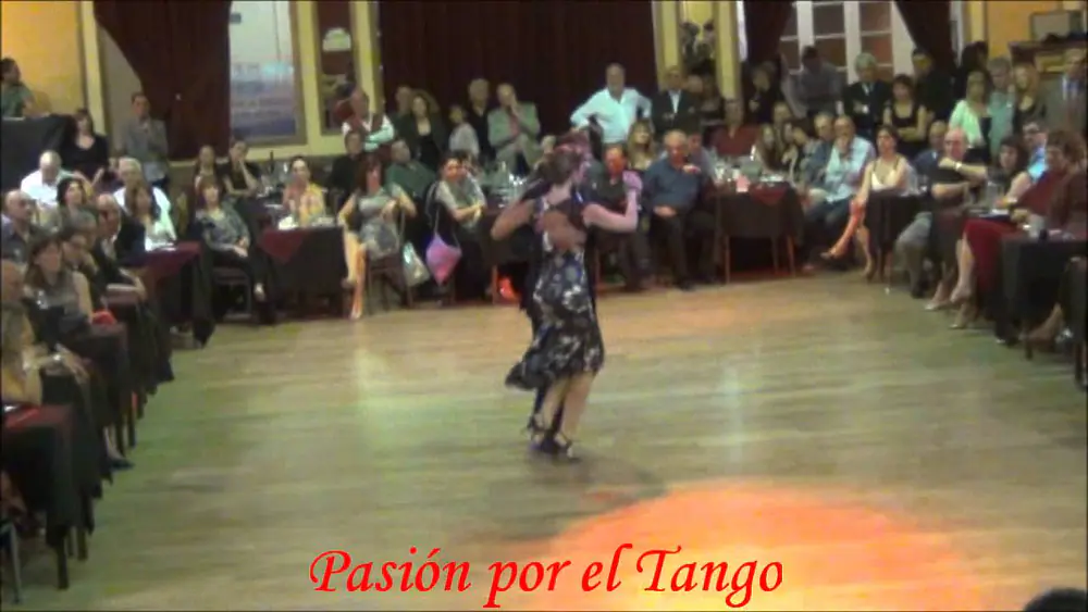 Video thumbnail for JOSEFINA BERMUDEZ y FABIAN PERALTA Bailando MILONGA, VIEJA MILONGA en YRA YIRA