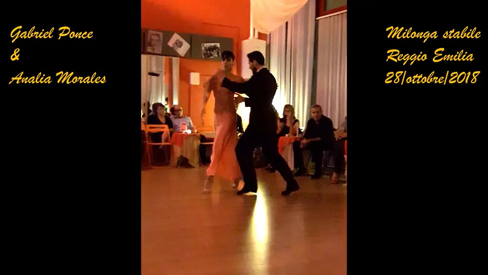Video thumbnail for Il canale del "Gaz" - Gabriel Ponce & Analia Morales - Milonga stabile