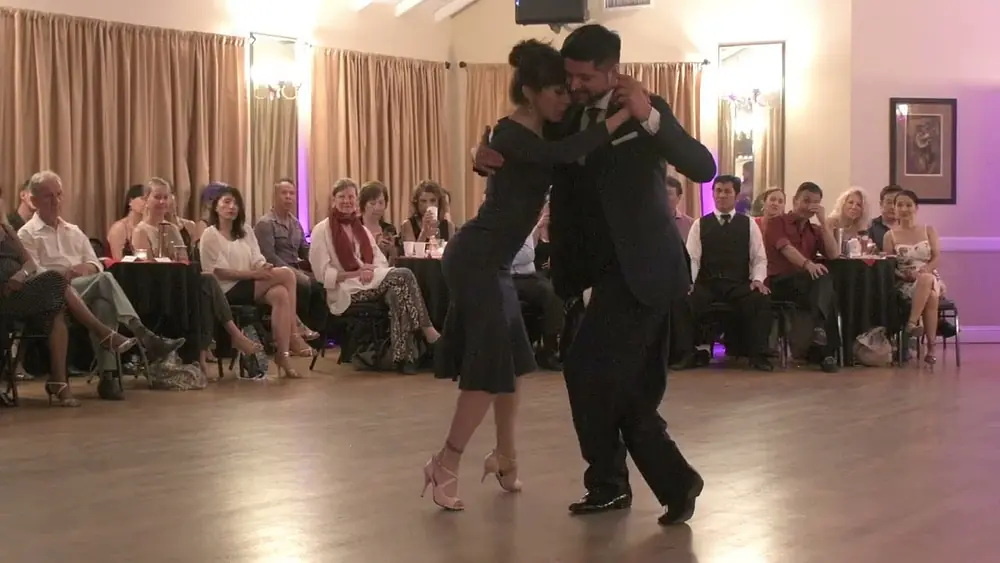 Video thumbnail for Cristian Correa and Julieta Pinheiro Barrionuevo at Milonga Corazón 3/3