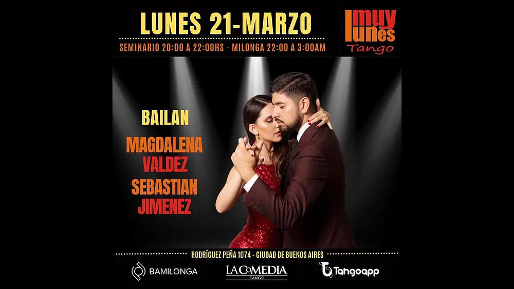 Video thumbnail for Pobre Flor - Magdalena Valdez & Sebastián Jimenez en Muy Lunes Tango / Milonga Muy Lunes
