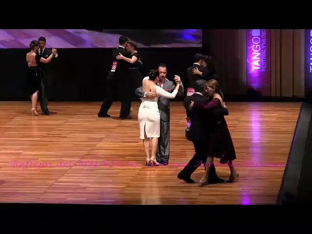 Video thumbnail for Reflejos mundial de tango pista 2018. Facundo Barrionuevo y otras parejas