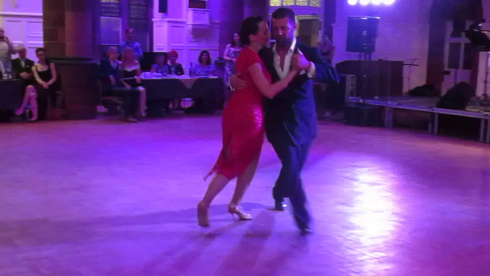 Video thumbnail for Diego 'El Pajaro'Riemer & Natalia Cristobal Rive Dancing to Mucho Mucho by Juan D'Arienzo at the Pai