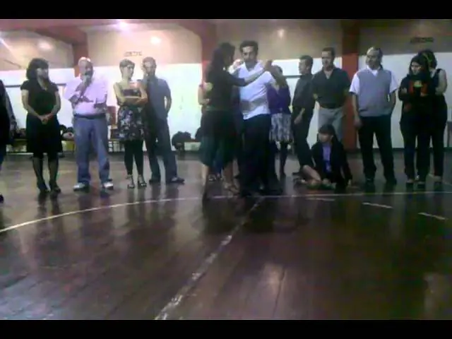 Video thumbnail for Marcelo La Valle y Mariela Pandelo, clase de tango en La Viruta