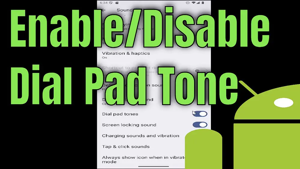 Video thumbnail of How to Enable/Disable Dial Pad Tone on Android Phone [Guide]