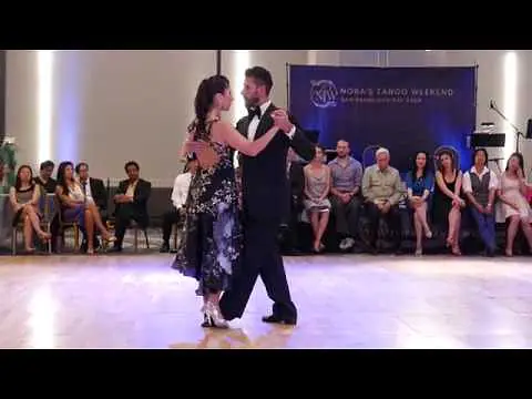 Video thumbnail for Christian Marquez & Virginia Gomez @ Nora's Tango Week 2017 July 2 Tango Demo 2/2