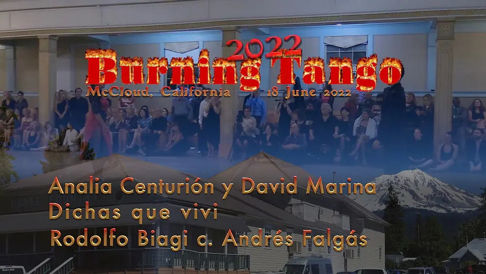 Video thumbnail for Dichas que vivi - Biagi c. Falgás - Analia Centurión y David Marina - Burning Tango 2022