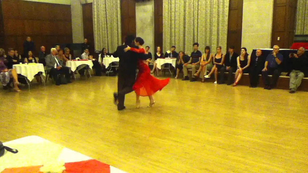 Video thumbnail for Mario Consiglieri & Anabella Diaz-Hojman, Argentine Tango 1 of 3 at U of Michigan 9.12.2015