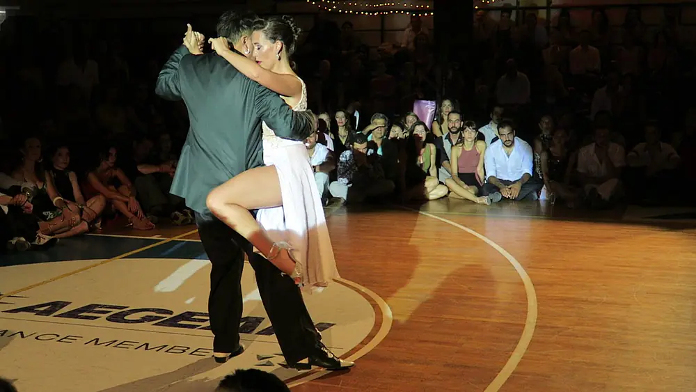 Video thumbnail for Mariano Chicho Frumboli & Juana Sepulveda at A Los Amigos Tango Festival, Rythymno Crete 2019 3