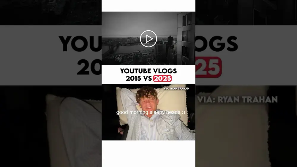 Video thumbnail of YouTube past vs YouTube now
