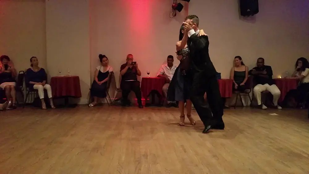 Video thumbnail for Argentine tango: Paula Duarte & Michael Nadtochi - Viejo Portón