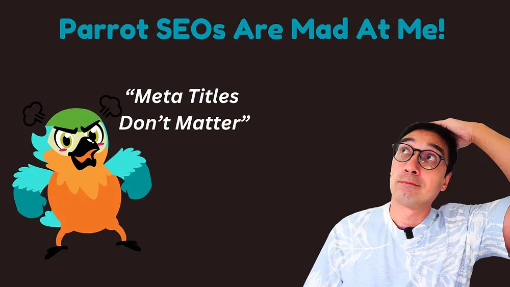 Video thumbnail for Debunking John Muller - "Meta Titles Are Maybe A Ranking Factor"
