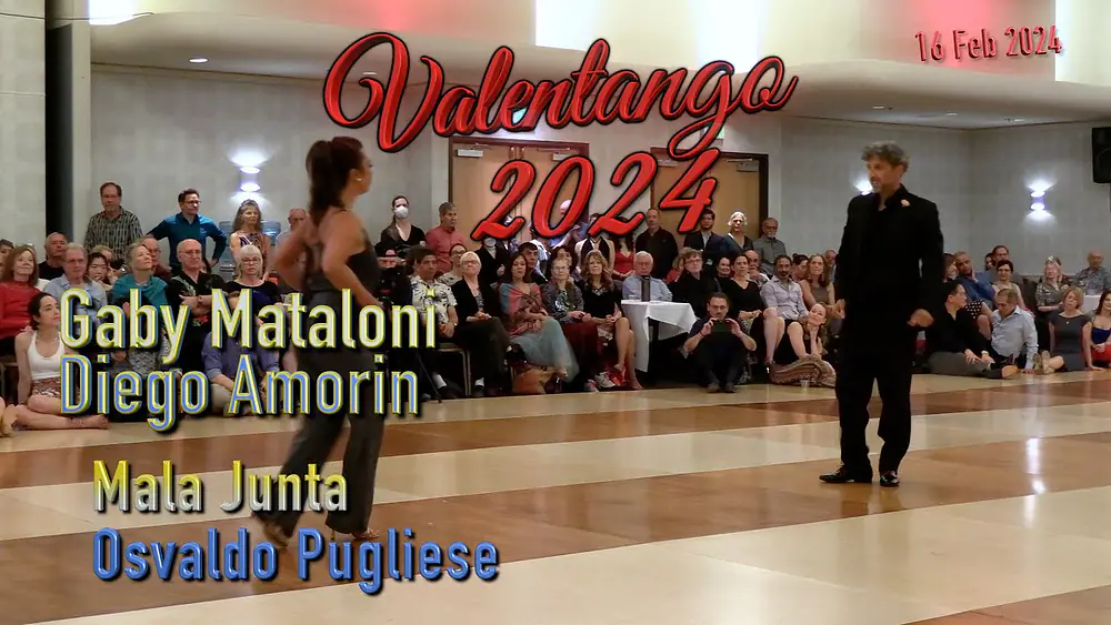 Video thumbnail for Gaby Mataloni & Diego Amorin - Mala Junta - Osvaldo Pugliese - ValenTango 2024