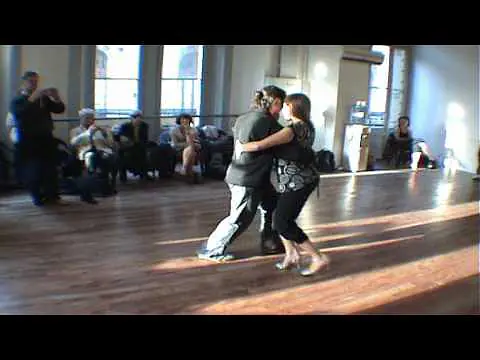 Video thumbnail for Gustavo Rosas y Gisela Natoli.Tango.Clase en Bs As.