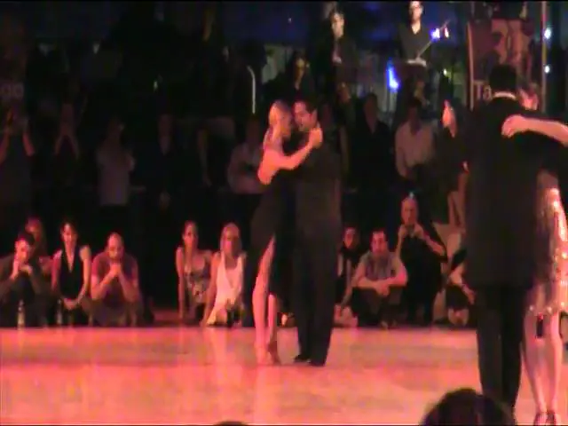 Video thumbnail for Sebastian Arce & Mariana Montes - Fabian Salas & Lola Diaz -Torino Tango Festival 2011